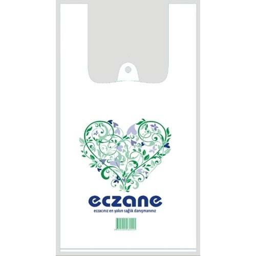 Bio Poşet Kalp Temalı Atlet 22x40